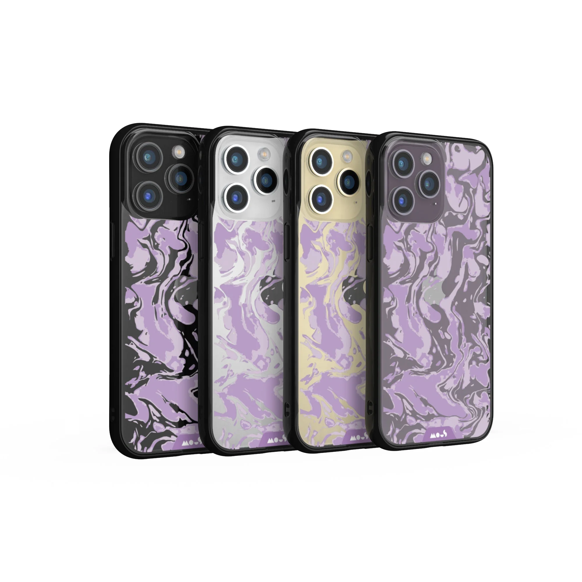 Lilac Protective Phone Case - Marbled - Image 26