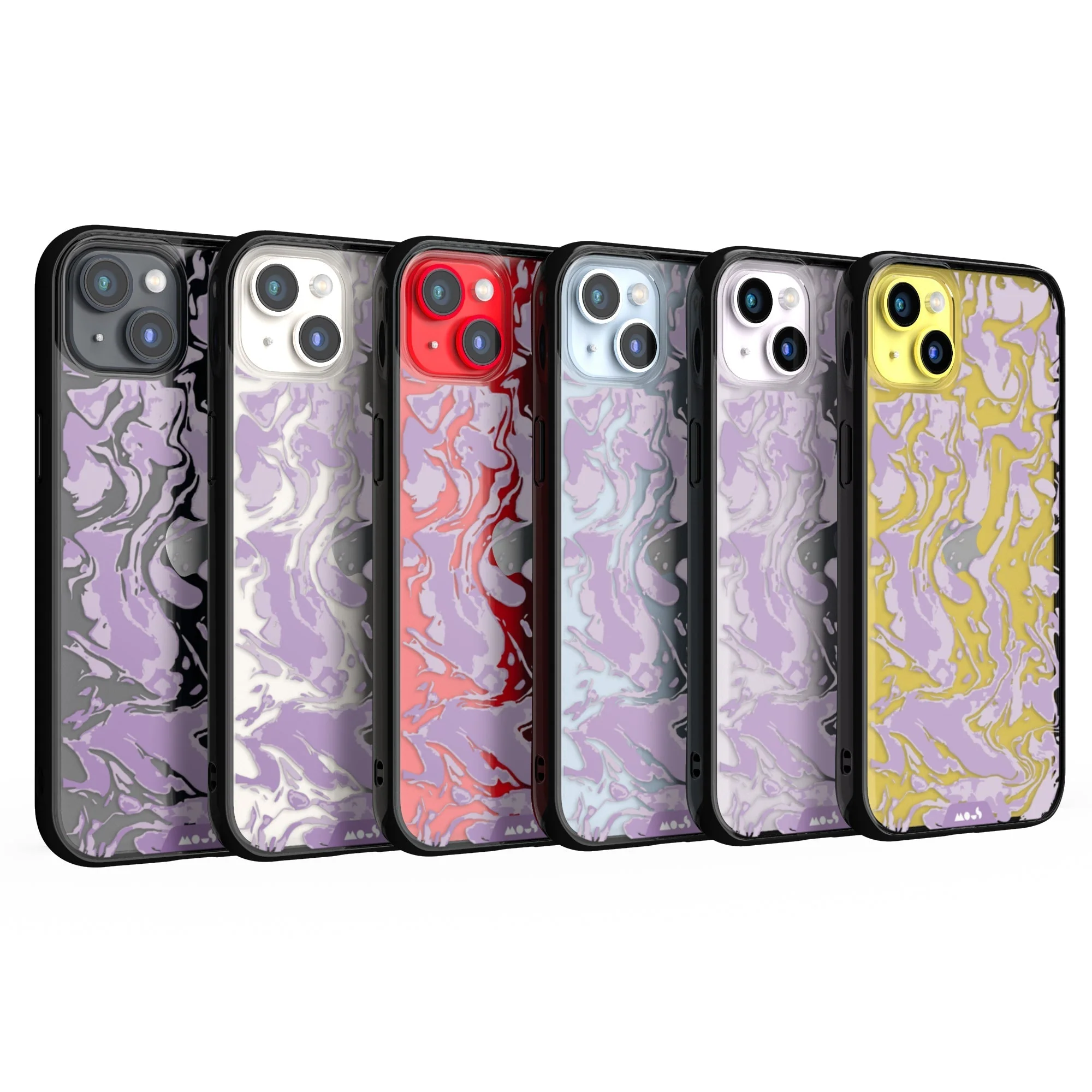 Lilac Protective Phone Case - Marbled - Image 27