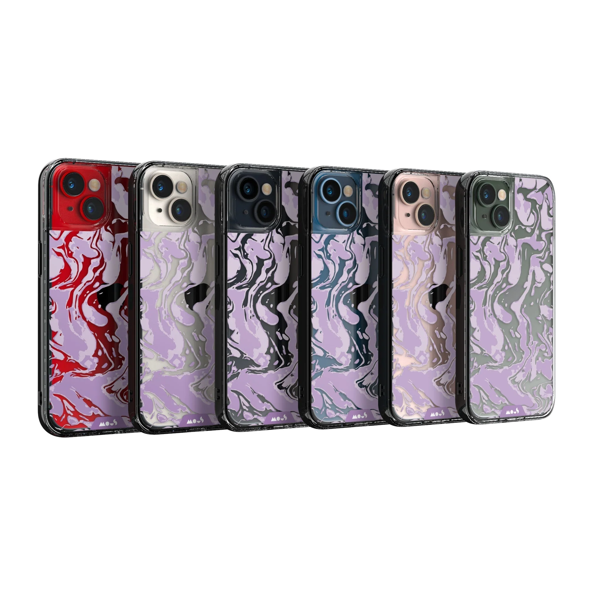 Lilac Protective Phone Case - Marbled - Image 29
