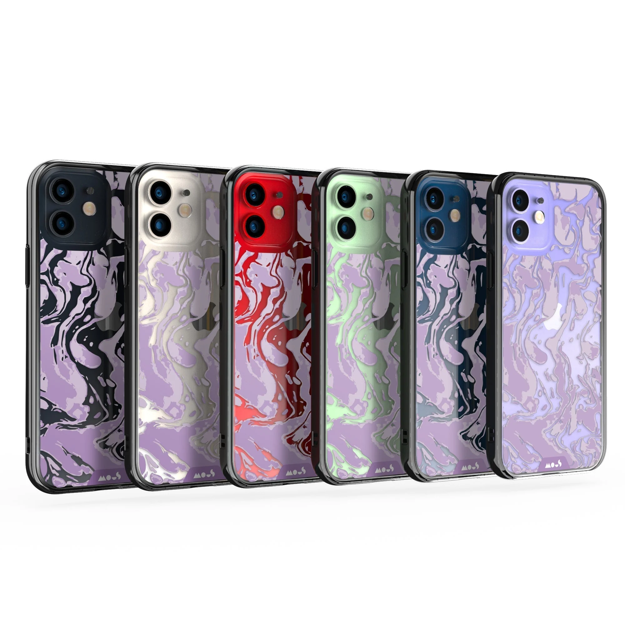 Lilac Protective Phone Case - Marbled - Image 31