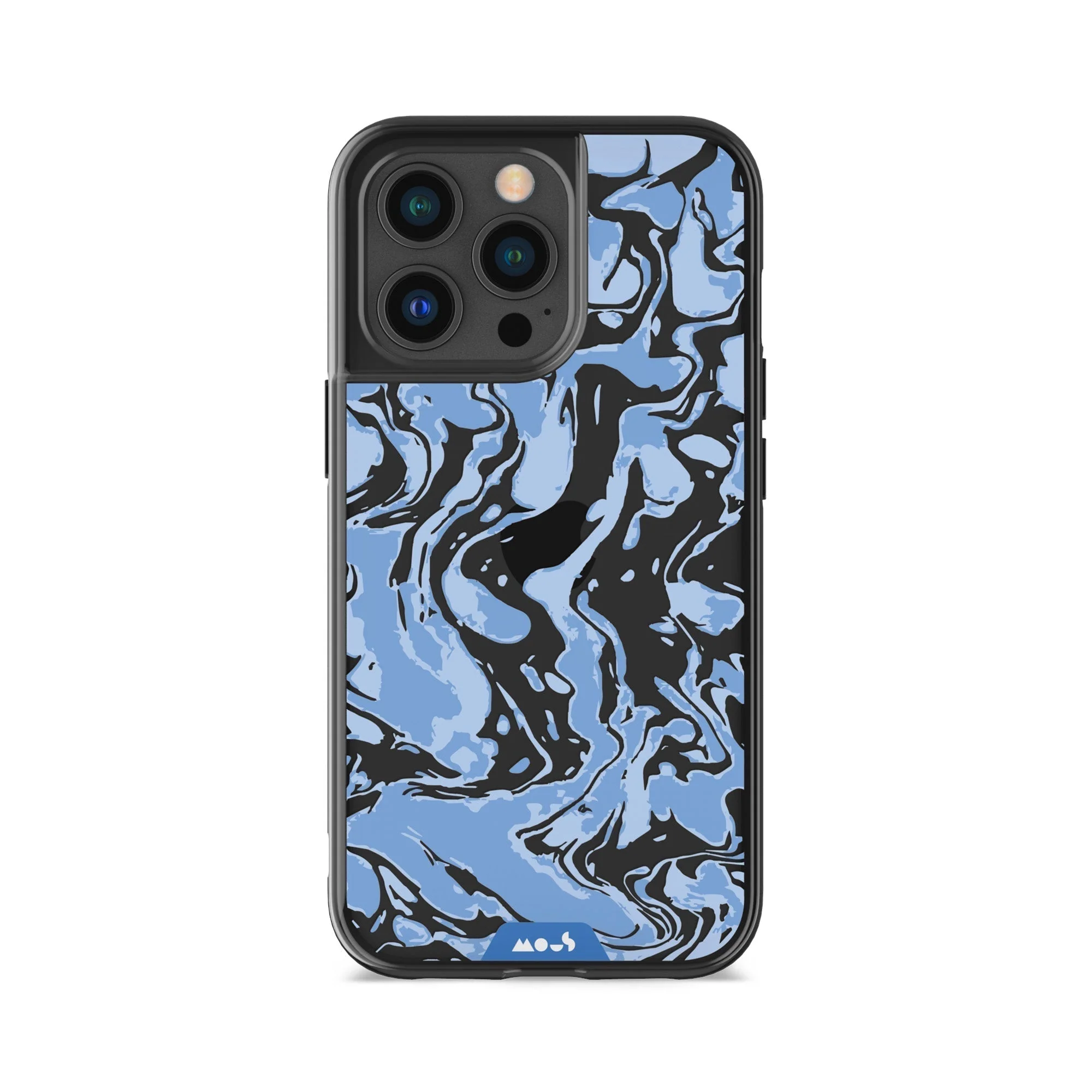 Sky Blue Protective Phone Case - Marbled - Image 18