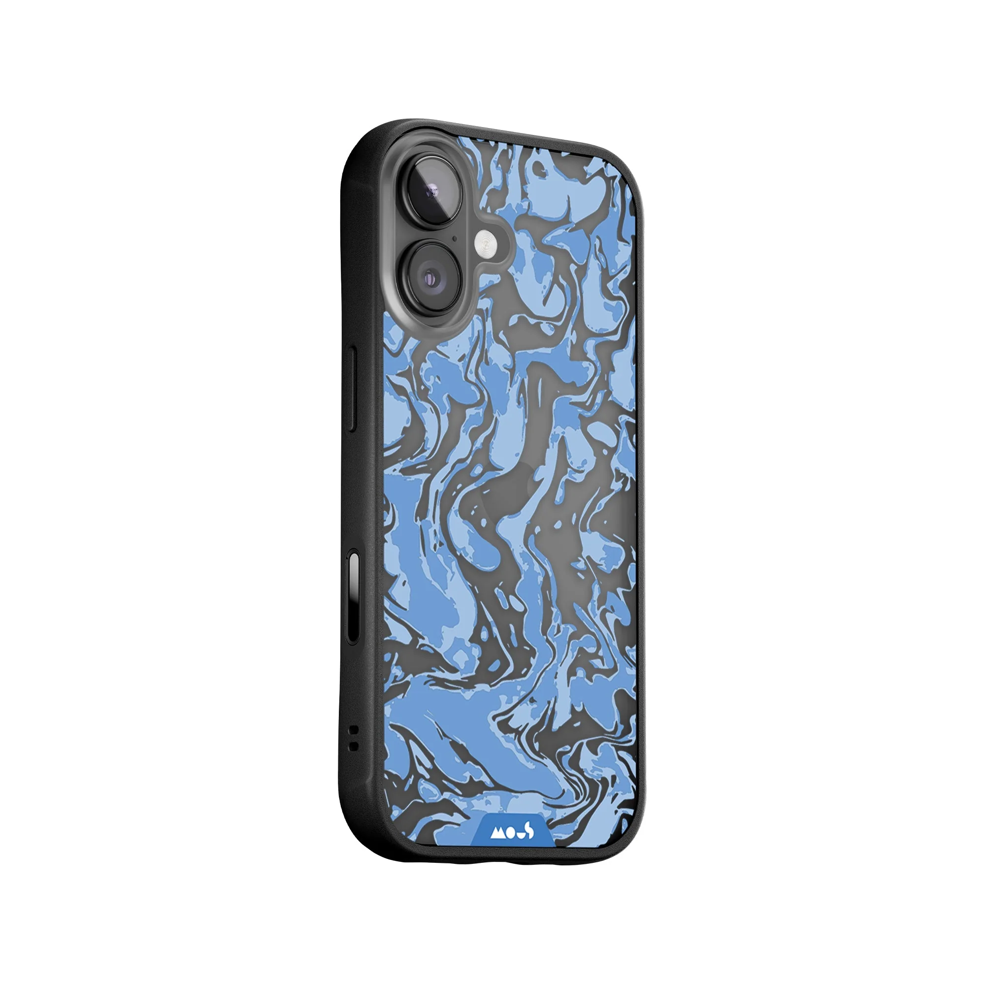 Sky Blue Protective Phone Case - Marbled - Image 36