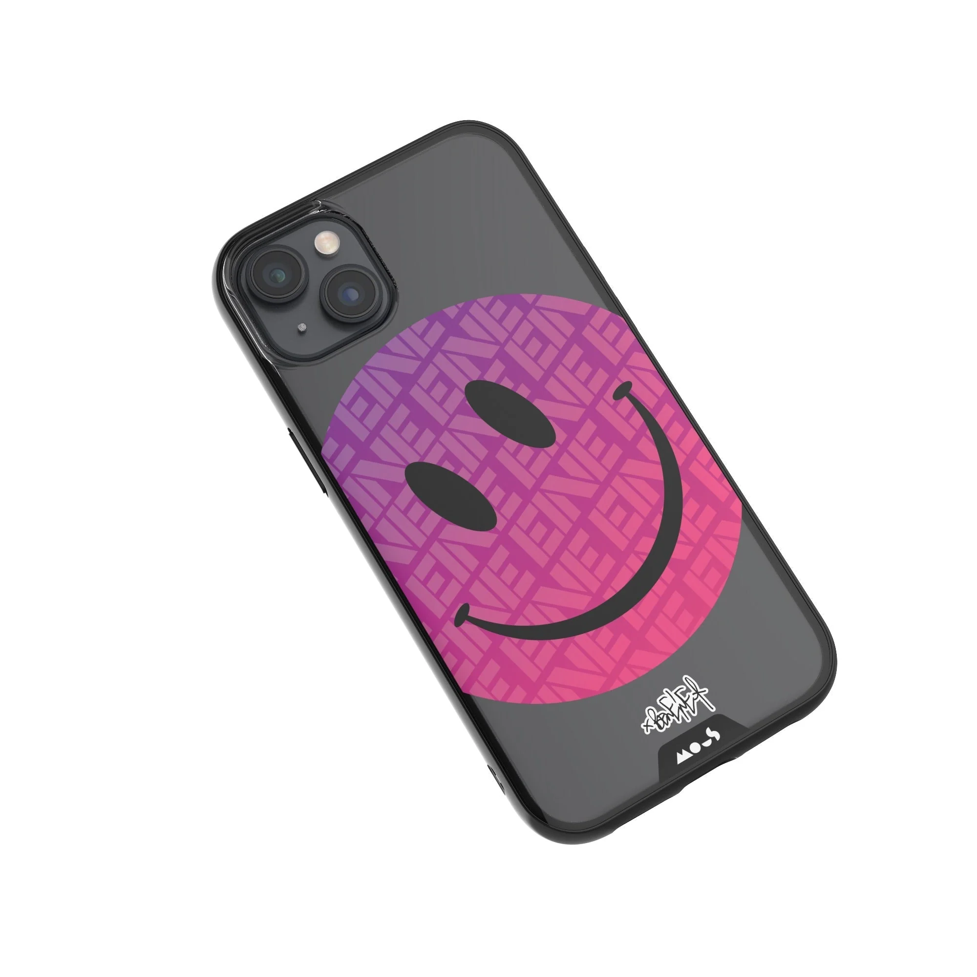 Pink Smiley Protective Phone Case - Ben Eine MagSafe - Image 4