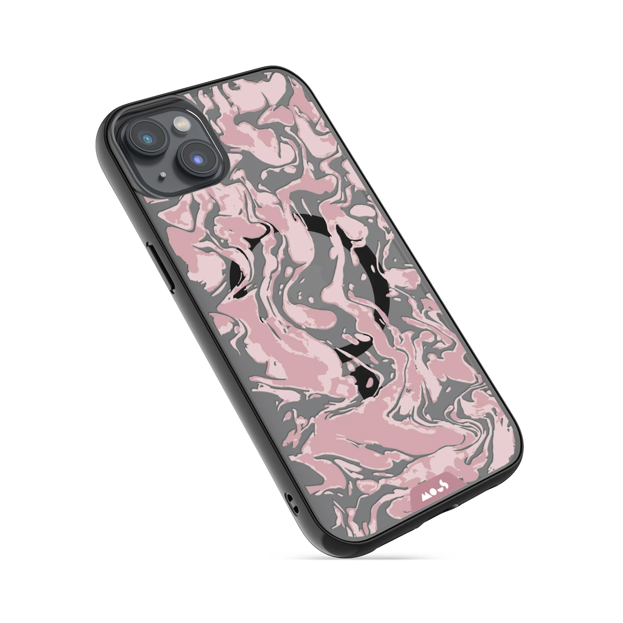 Dusky Pink Protective Phone Case - Marbled MagSafe - Image 6