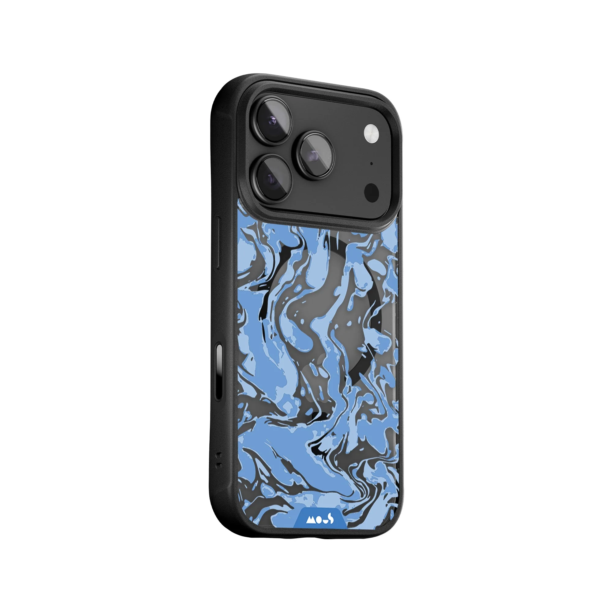 Sky Blue Protective Phone Case - Marbled MagSafe - Image 14
