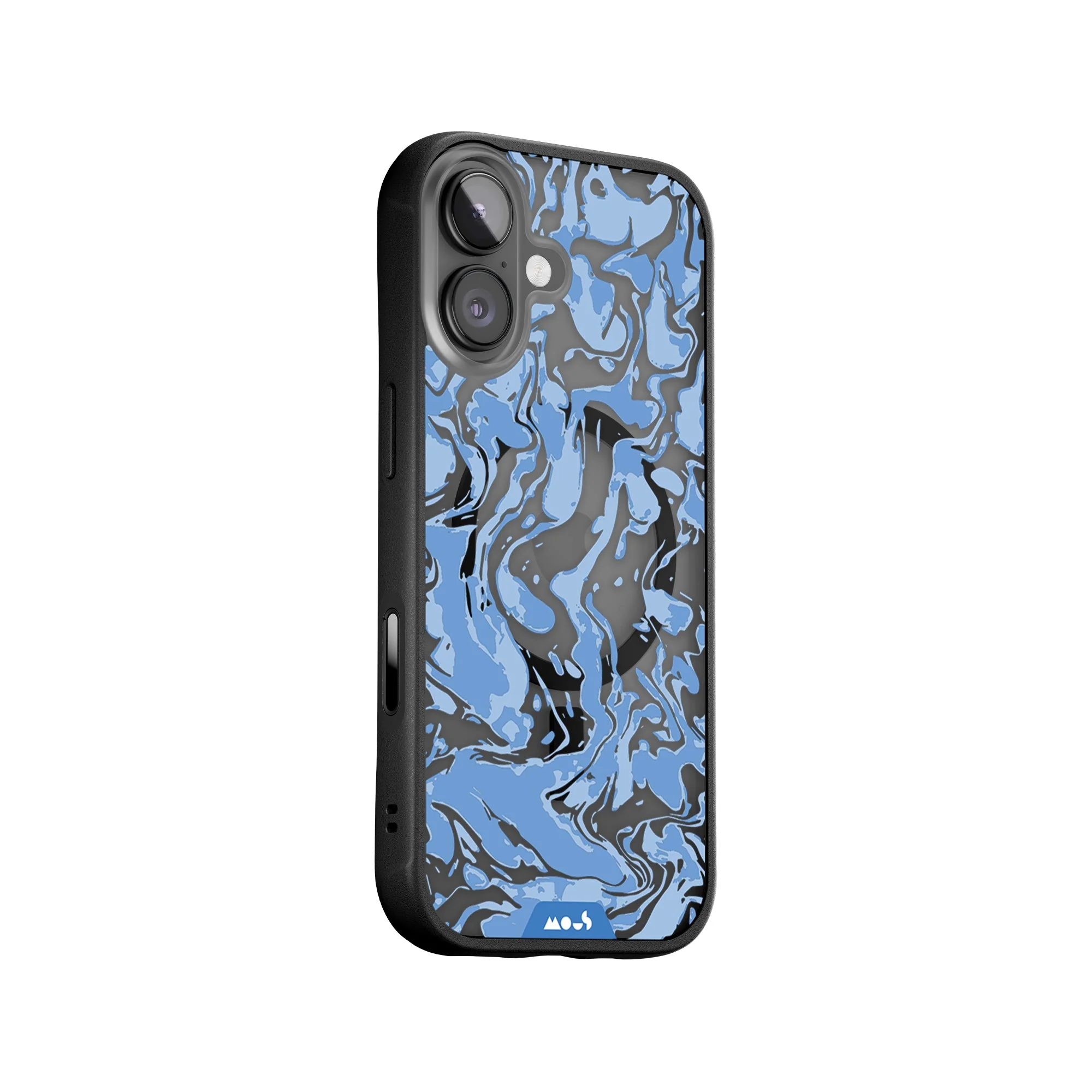 Sky Blue Protective Phone Case - Marbled MagSafe - Image 15