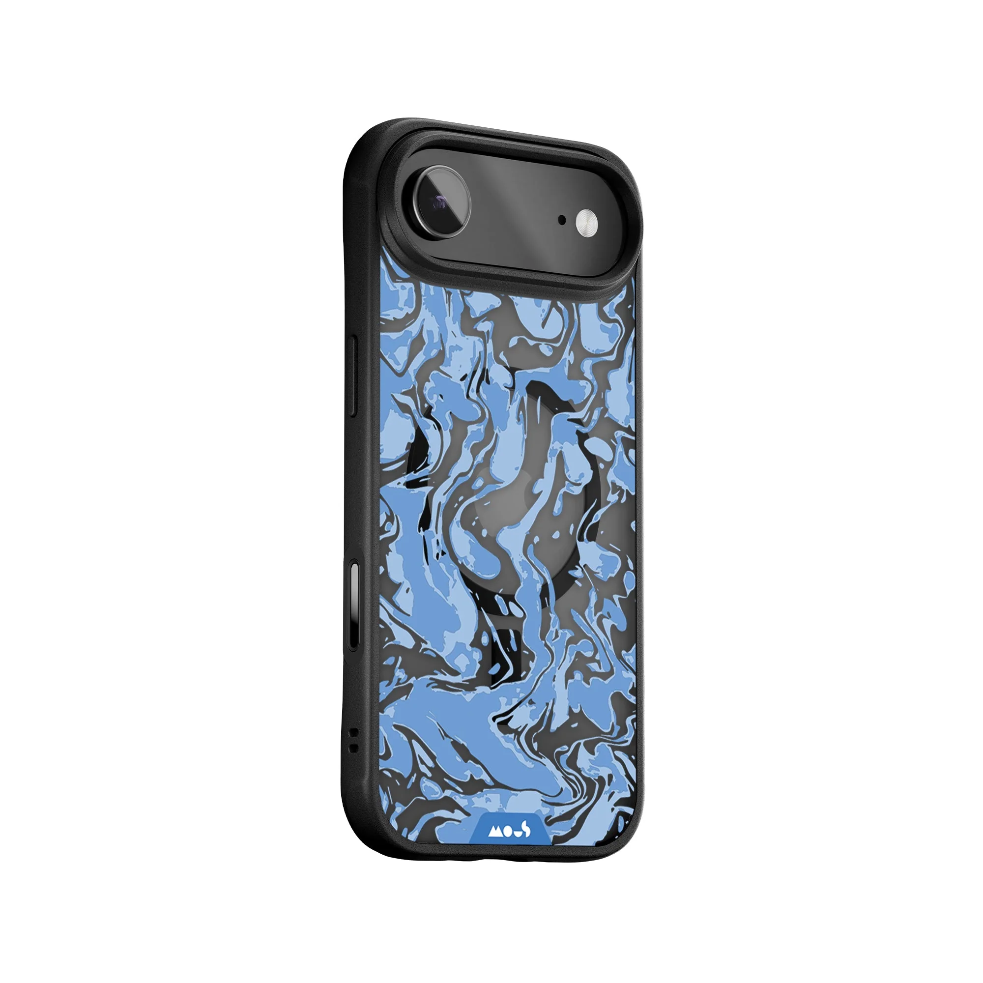 Sky Blue Protective Phone Case - Marbled MagSafe - Image 16