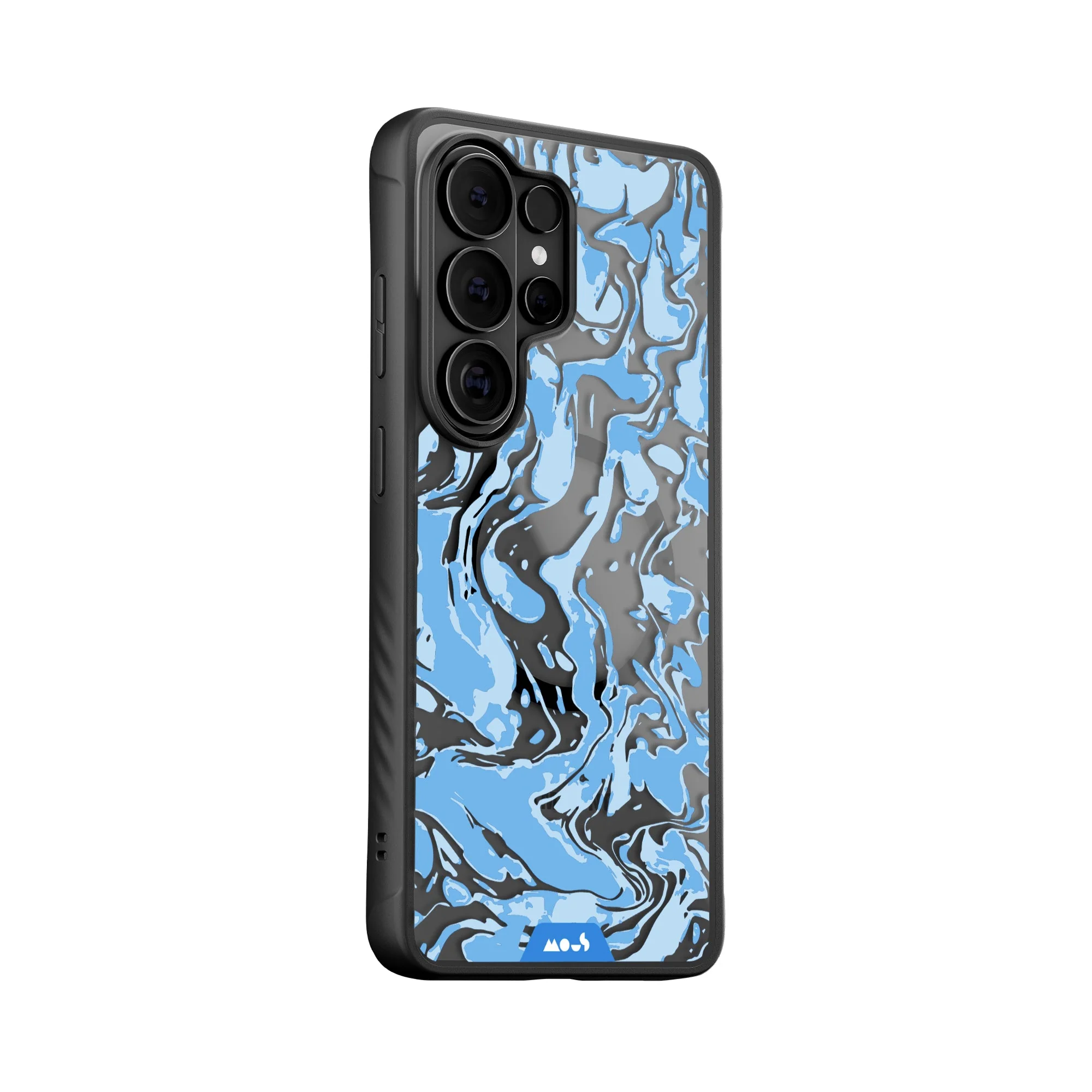Sky Blue Protective Phone Case - Marbled MagSafe - Image 17