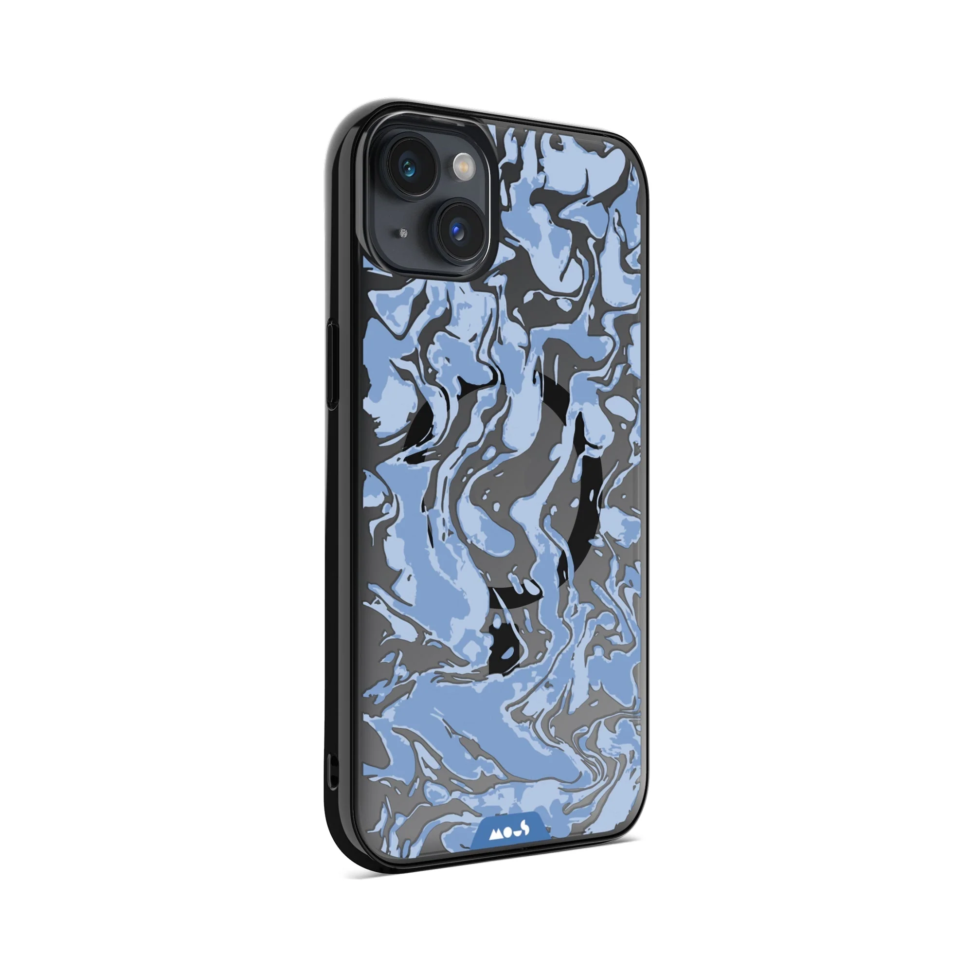Sky Blue Protective Phone Case - Marbled MagSafe - Image 9