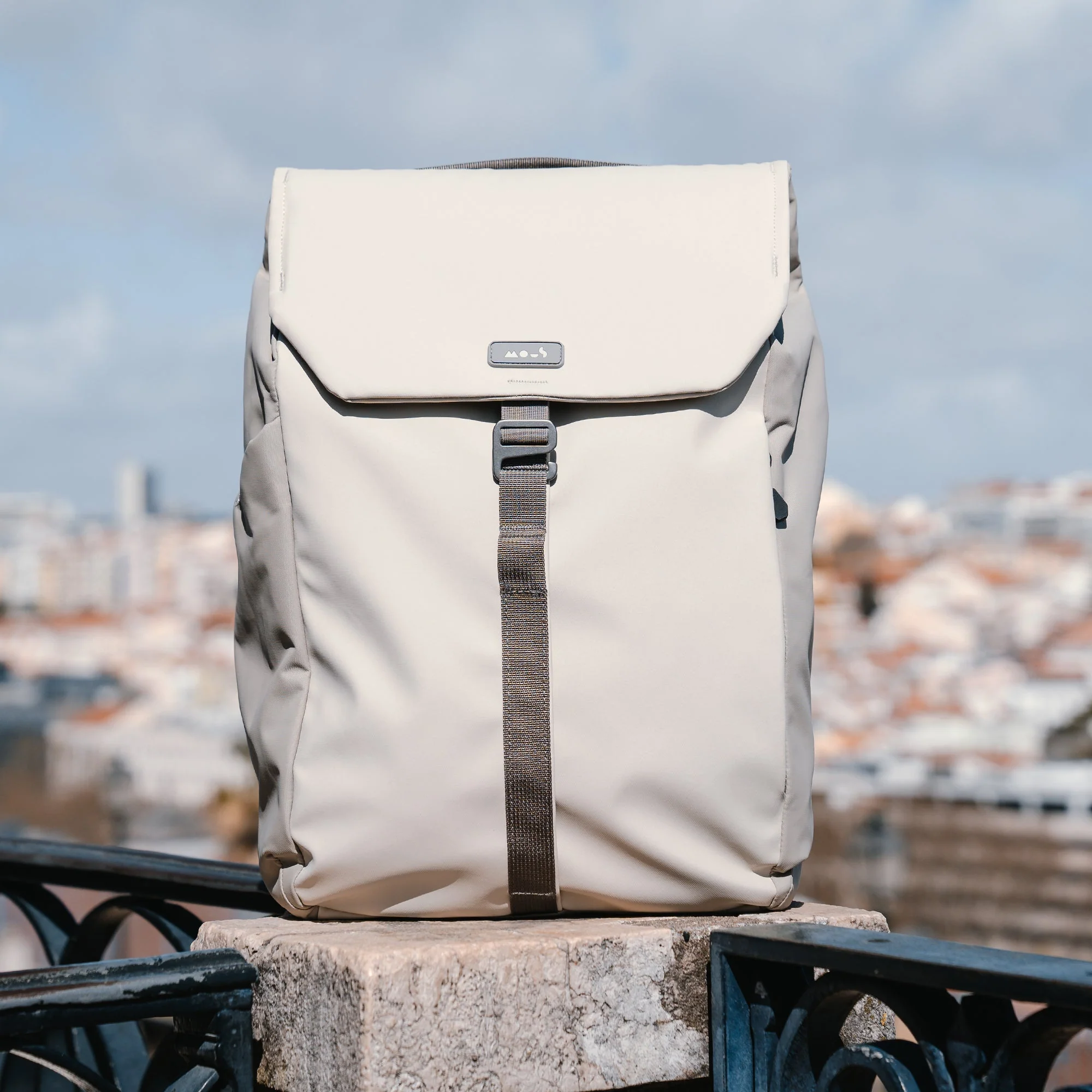 Flap Backpack – Stone - Image 5