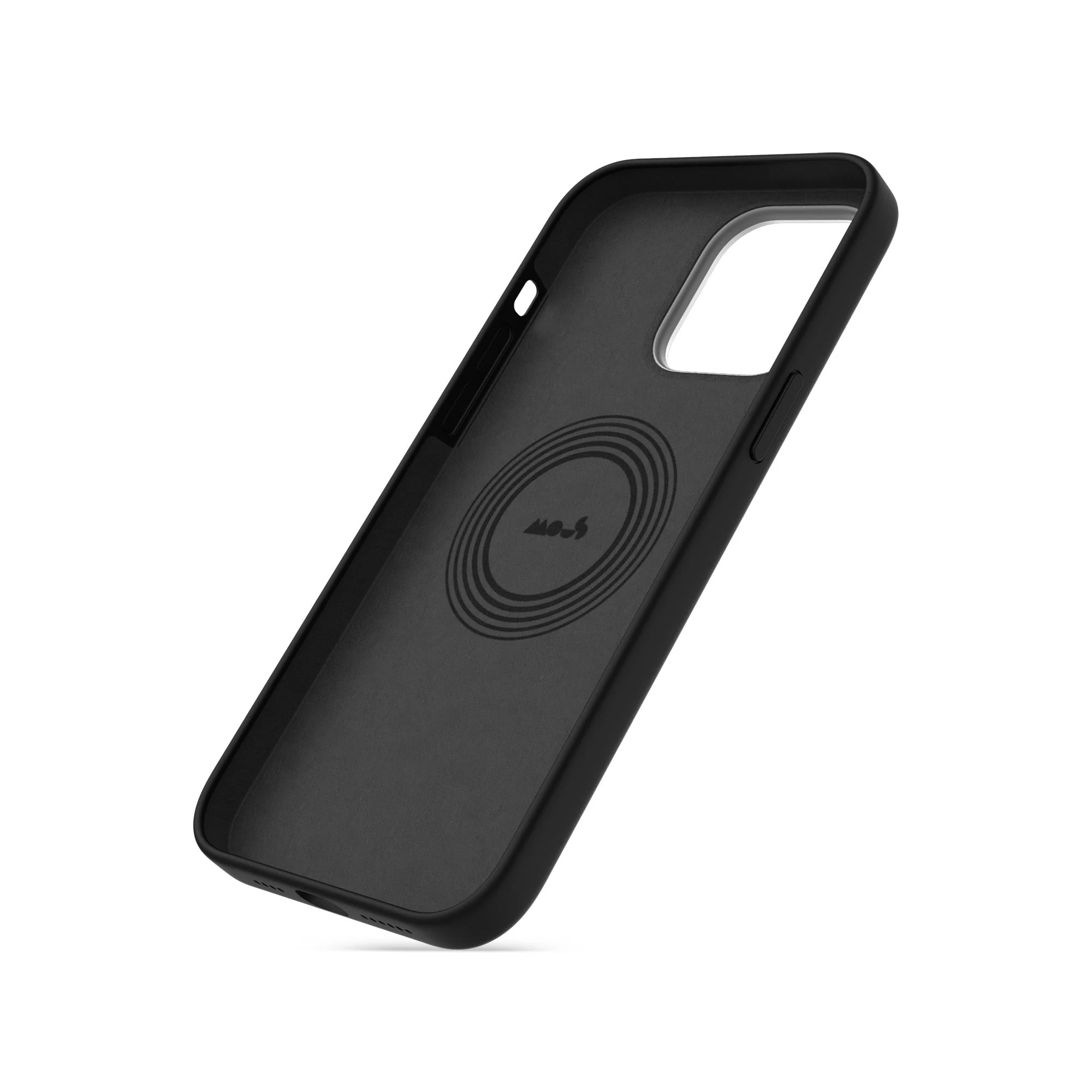 MagSafe® Compatible Black Silicone Phone Case - Minimalist - Image 4
